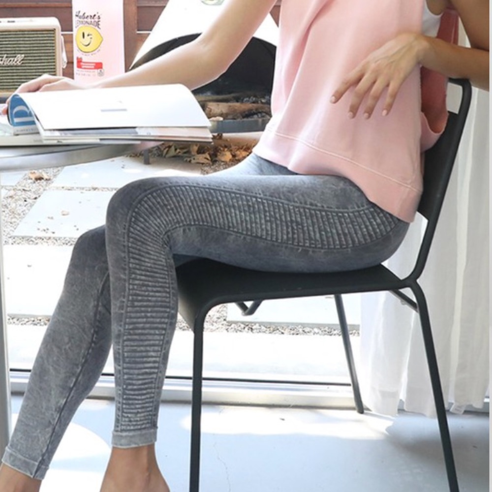 CLEARANCE Granite Vintage Ladder Seamless Jegging Leggings - Picture 3 of 4